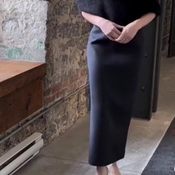 NWT ZARA ZW COLLECTION WOOL PENCIL SKIRT $89.9 Sz-S - Picture 6 of 12